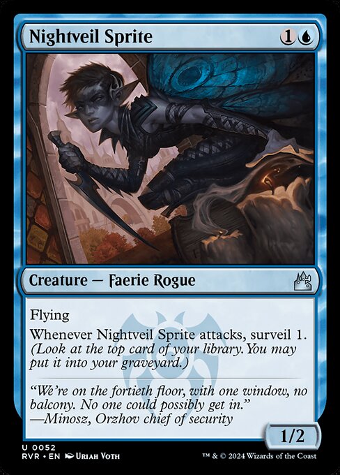 Nightveil Sprite (52) (Foil) - Ravnica Remastered - Game On