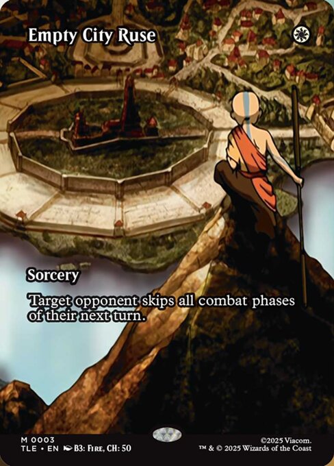 Empty City Ruse (3) - BORDERLESS - FULL ART - Avatar: The Last Airbender Eternal - Game On