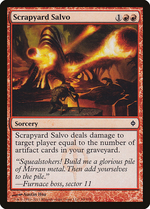 Scrapyard Salvo (94) (Foil) - New Phyrexia - Game On