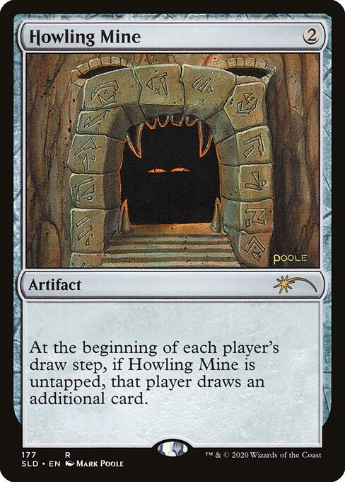 Howling Mine (177) (Foil) - Secret Lair Drop - Game On