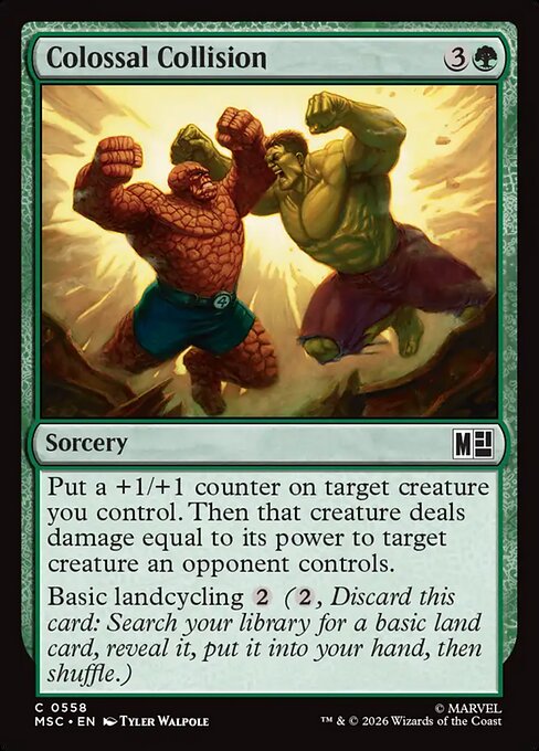 Colossal Collision (558) - Marvel Super Heroes Commander - Game On