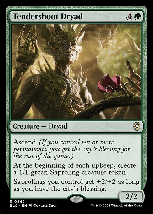 Tendershoot Dryad (242) - Bloomburrow Commander - Game On