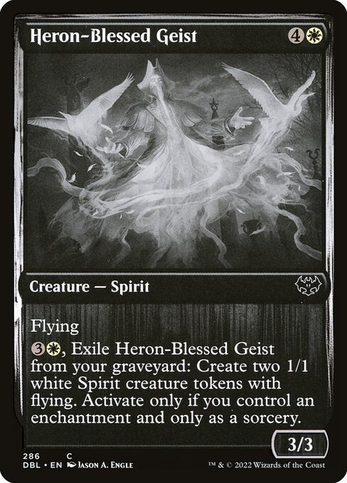 Heron-Blessed Geist (286) (Foil) - Innistrad: Double Feature - Game On