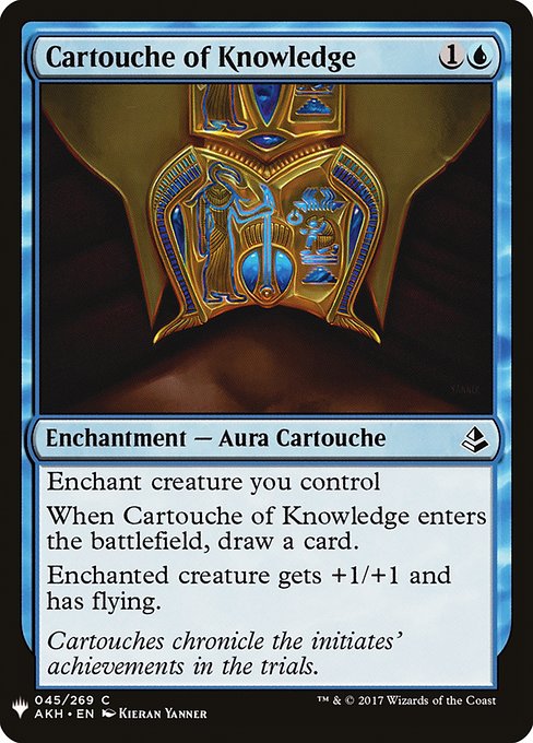 Cartouche of Knowledge (AKH-45) - The List - Game On