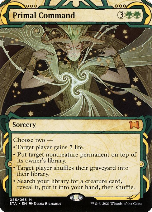 Primal Command (55) - BORDERLESS - Strixhaven Mystical Archive - Game On