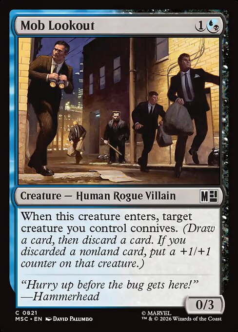 Mob Lookout (821) (Foil) - Marvel Super Heroes Commander - Game On