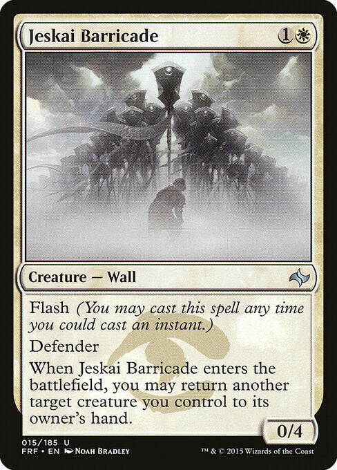 Jeskai Barricade (15) - Fate Reforged - Game On