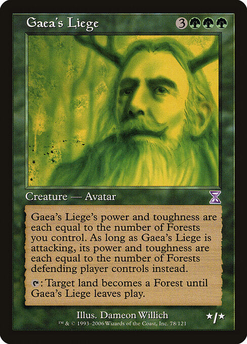 Gaea's Liege (78) (Foil) - Time Spiral Timeshifted - Game On