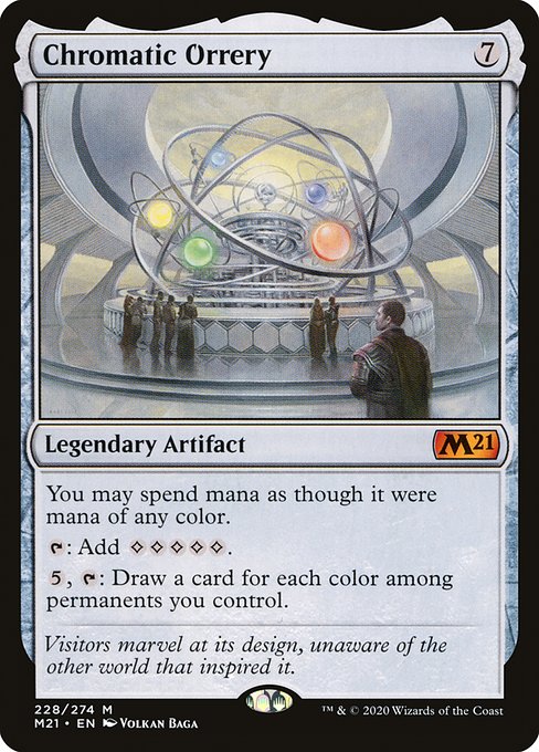 Chromatic Orrery (228) (Foil) - Core Set 2021 - Game On