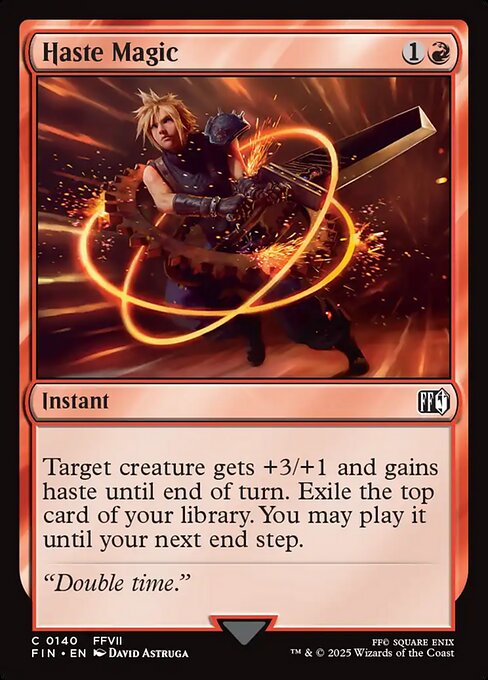Haste Magic (140) (Foil) - Final Fantasy - Game On