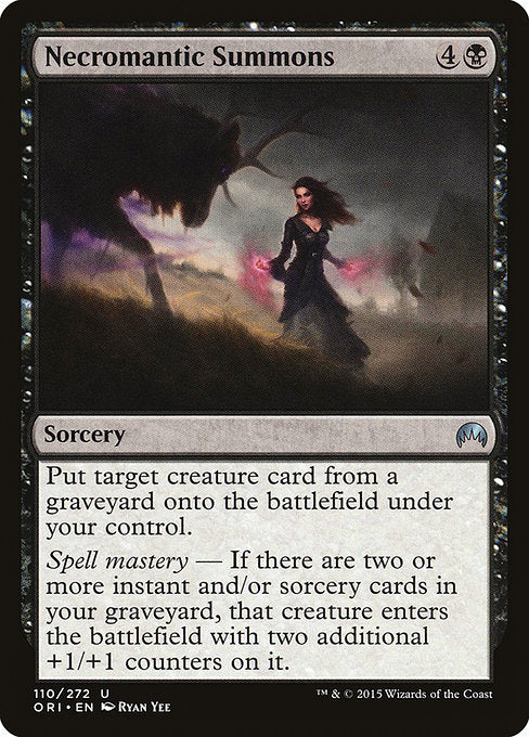 Necromantic Summons (110) (Foil) - Magic Origins - Game On