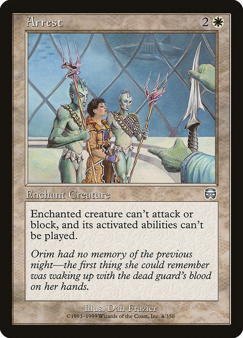 Arrest (4) (Foil) - Mercadian Masques - Game On