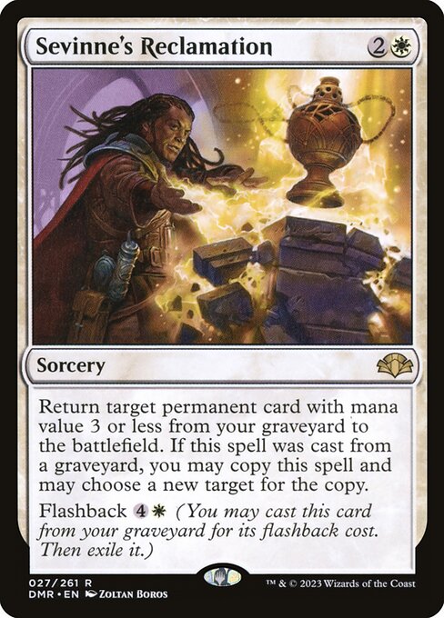 Sevinne's Reclamation (27) (Foil) - Dominaria Remastered - Game On