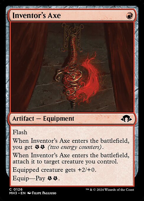 Inventor's Axe (126) (Foil) - Modern Horizons 3 - Game On