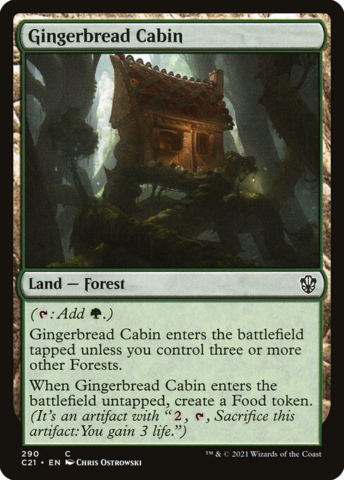 Gingerbread Cabin (290) - Commander 2021 - Game On