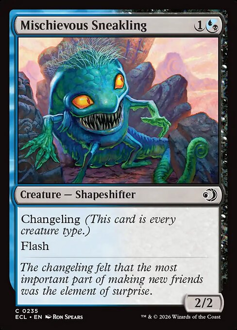 Mischievous Sneakling (235) (Foil) - Lorwyn Eclipsed - Game On