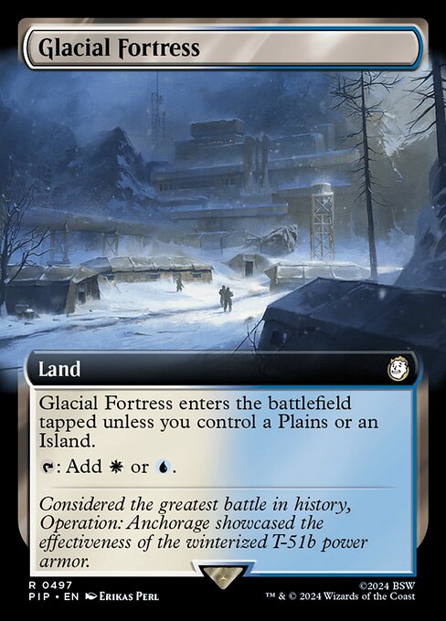 Glacial Fortress (497) - EXTENDED ART - Fallout - Game On