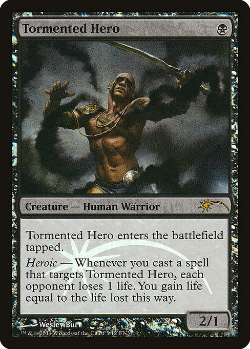 Tormented Hero (5) (Foil) - Friday Night Magic 2014 - Game On
