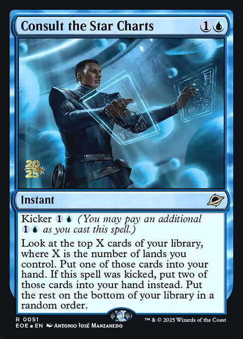 Consult the Star Charts (51s) (Foil) - Edge of Eternities Promos - Game On