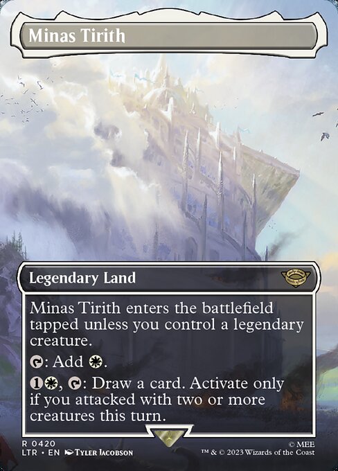 Minas Tirith (420) - BORDERLESS - FULL ART - The Lord of the Rings: Tales of Middle-earth - Game On