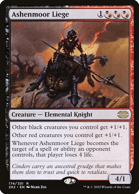 Ashenmoor Liege (174) (Foil) - Double Masters 2022 - Game On
