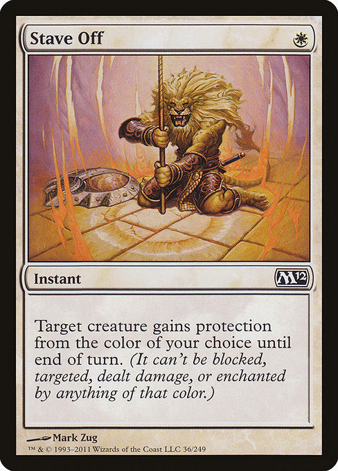 Stave Off (36) (Foil) - Magic 2012 - Game On