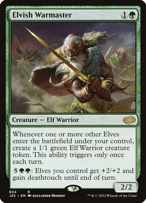 Elvish Warmaster (654) - Jumpstart 2022 - Game On
