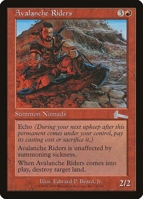 Avalanche Riders (74) (Foil) - Urza's Legacy - Game On