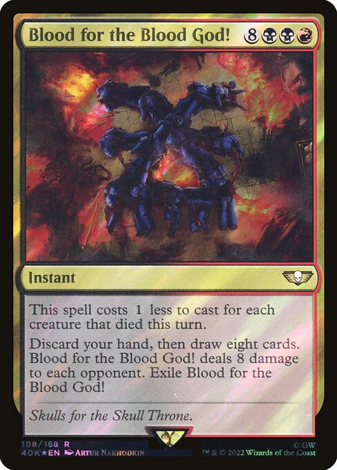Blood for the Blood God! (108★) (Foil) - Warhammer 40,000 Commander - Game On