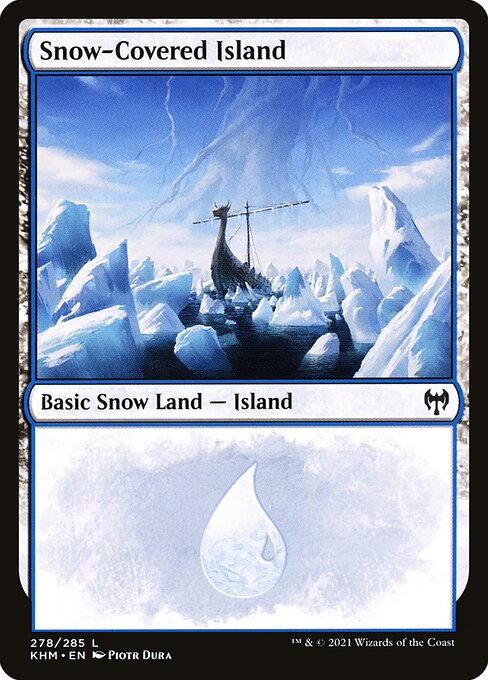 Snow-Covered Island (278) (Foil) - Kaldheim - Game On