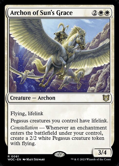Archon of Sun's Grace (61) - Wilds of Eldraine Commander - Game On