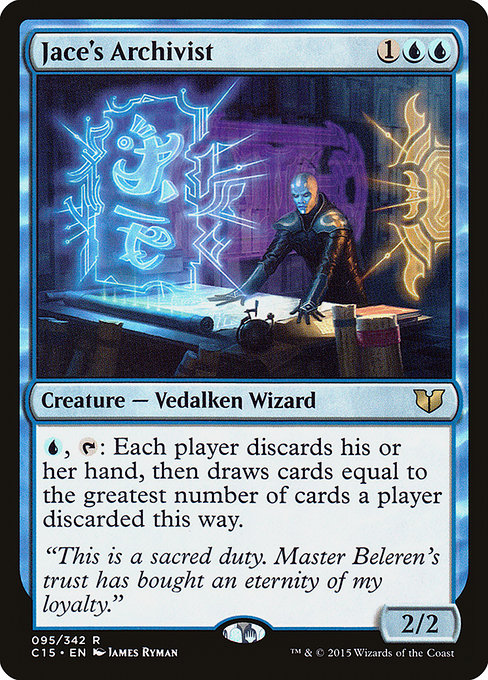 Jace's Archivist (95) - Commander 2015 - Game On