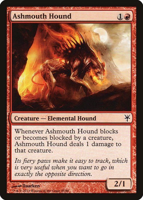 Ashmouth Hound (45) - Duel Decks: Sorin vs. Tibalt - Game On