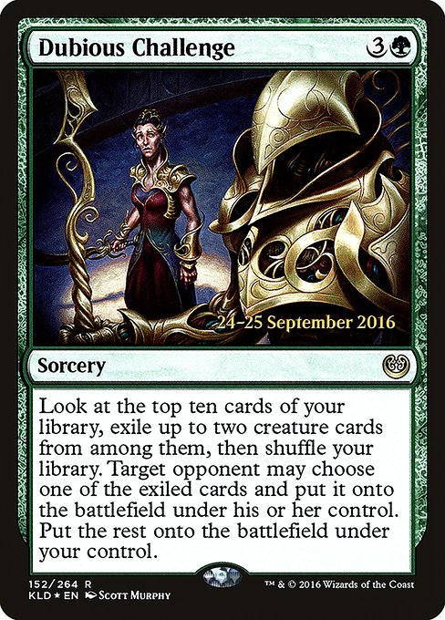 Dubious Challenge (152s) (Foil) - Kaladesh Promos - Game On