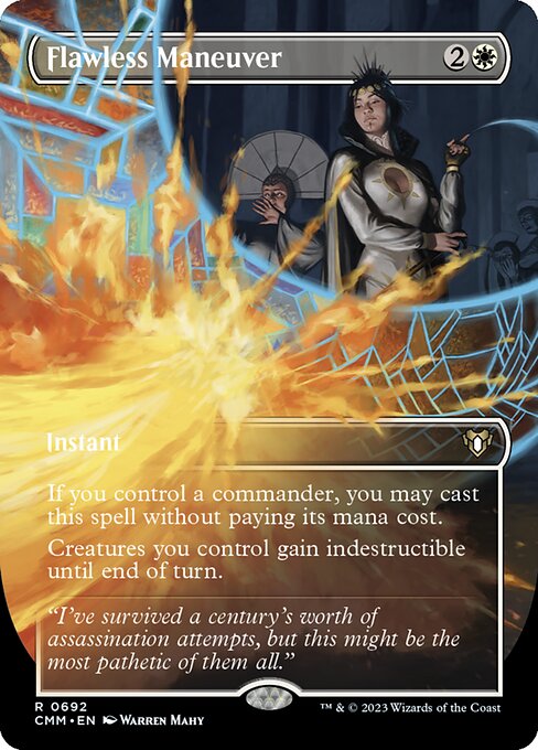 Flawless Maneuver (692) - BORDERLESS - FULL ART - Commander Masters - Game On