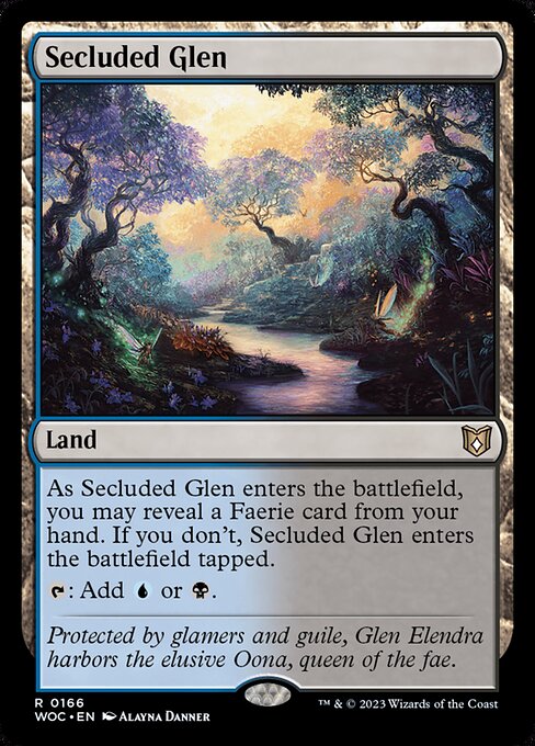 Secluded Glen (166) - Wilds of Eldraine Commander - Game On