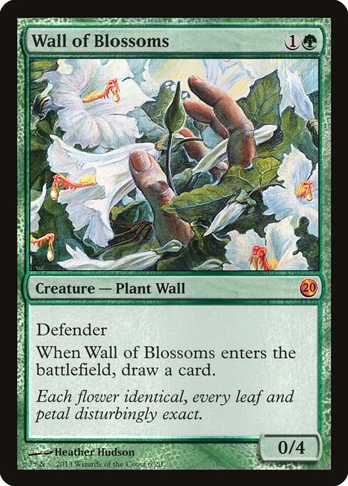 Wall of Blossoms (6) (Foil) - From the Vault: Twenty - Game On