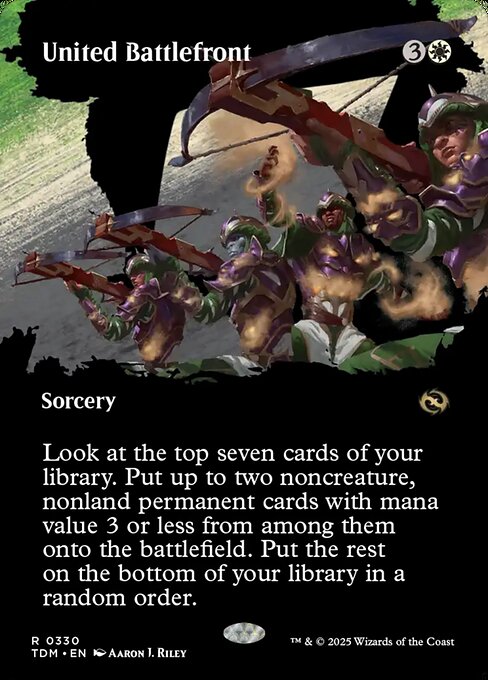 United Battlefront (330) - BORDERLESS (Foil) - Tarkir: Dragonstorm - Game On