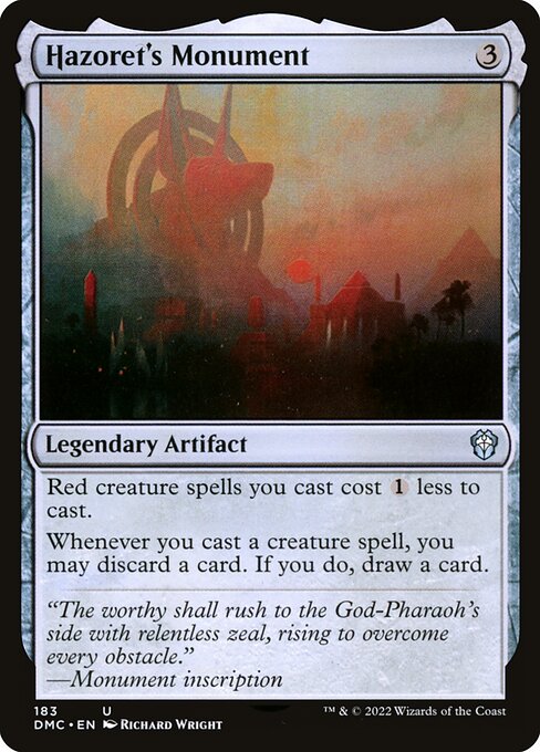 Hazoret's Monument (183) - Dominaria United Commander - Game On
