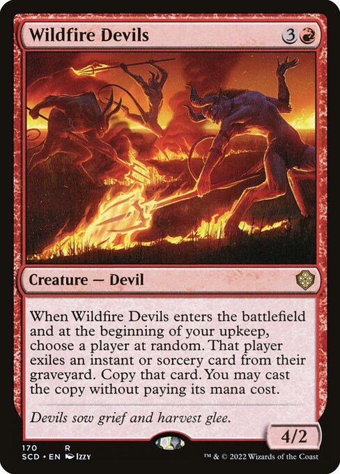 Wildfire Devils (170) - Starter Commander Decks - Game On