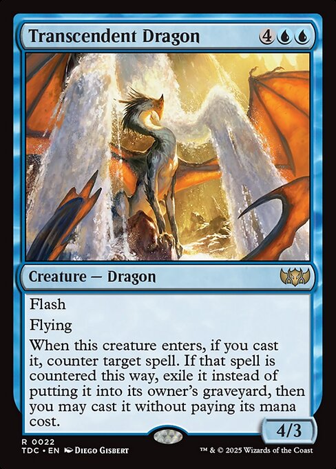Transcendent Dragon (22) - Tarkir: Dragonstorm Commander - Game On