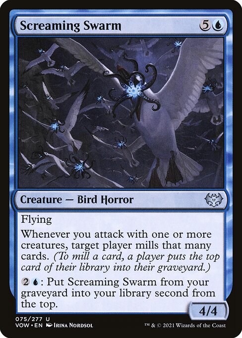 Screaming Swarm (75) (Foil) - Innistrad: Crimson Vow - Game On