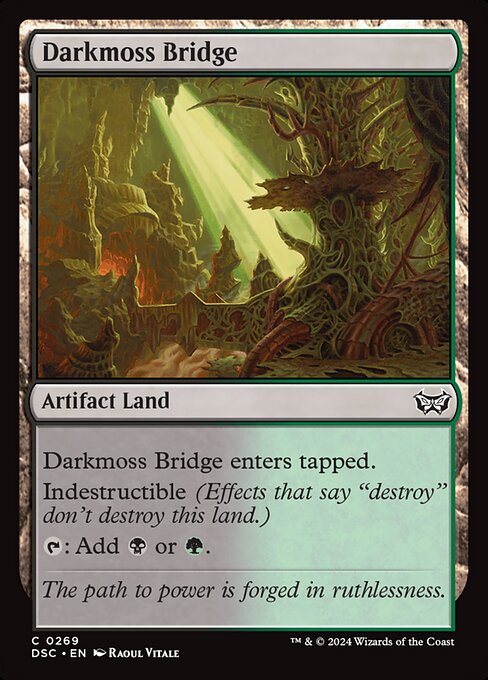 Darkmoss Bridge (269) - Duskmourn: House of Horror Commander - Game On