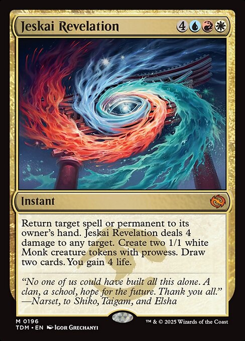 Jeskai Revelation (196) - Tarkir: Dragonstorm - Game On