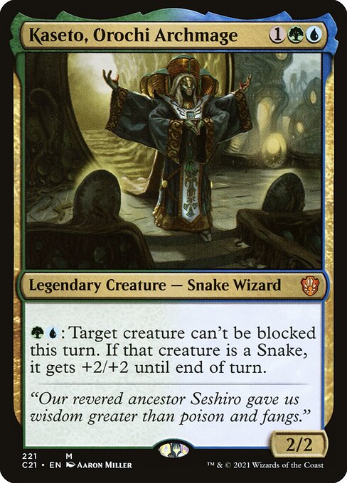 Kaseto, Orochi Archmage (221) - Commander 2021 - Game On