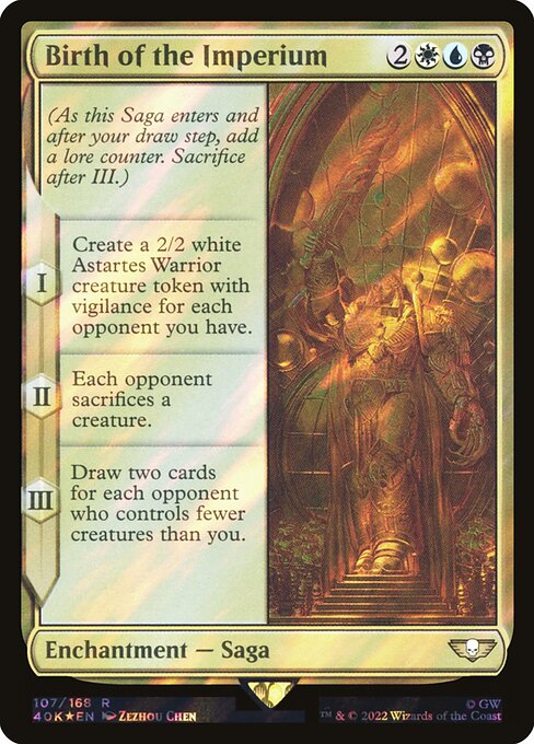 Birth of the Imperium (107★) (Foil) - Warhammer 40,000 Commander - Game On