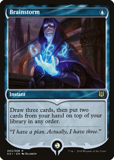 Brainstorm (3) (Foil) - Signature Spellbook: Jace - Game On