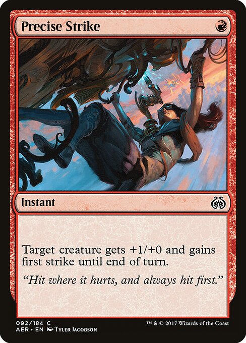 Precise Strike (92) (Foil) - Aether Revolt - Game On