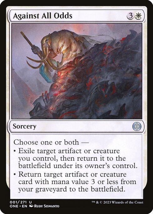 Against All Odds (1) - Phyrexia: All Will Be One - Game On