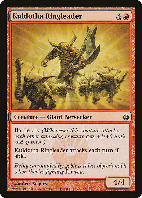 Kuldotha Ringleader (70) (Foil) - Mirrodin Besieged - Game On